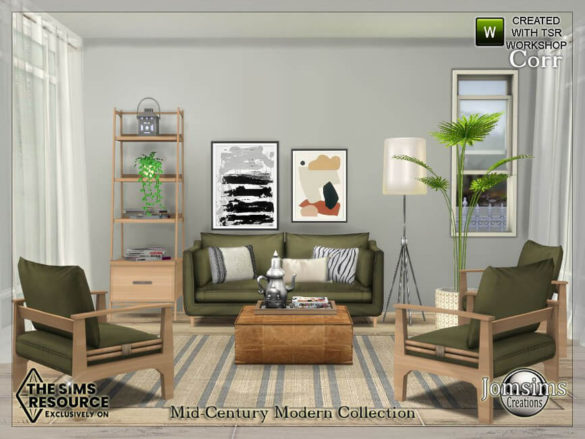 Mid-Century Modern Collection Corr living room