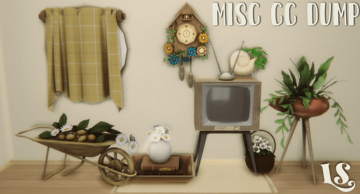 The Sims 4 misc cc dump misc converted items from sims 3