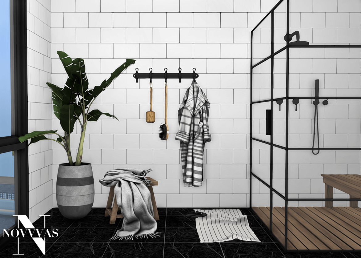 The Sims 4 mrsreval novvvas elo bathroom set 8 furniture