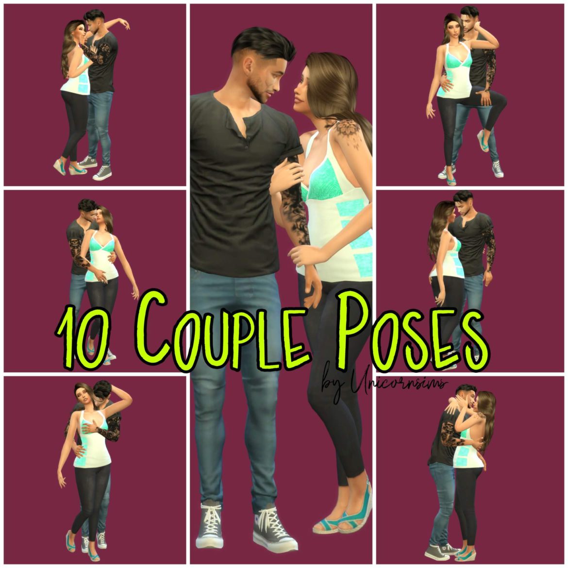 The Sims 4 new couple poses