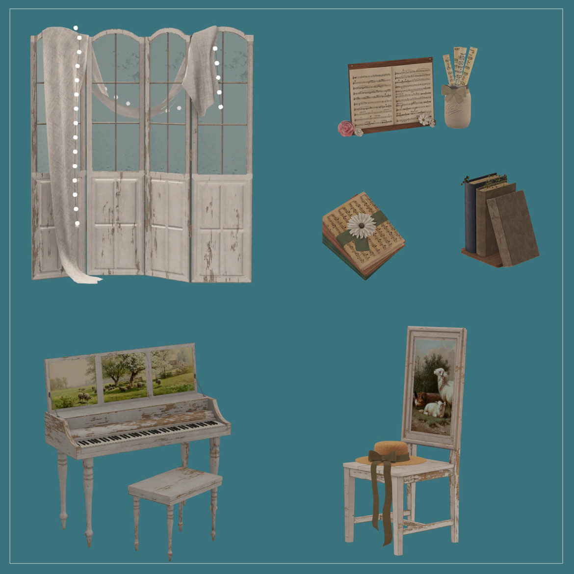 The Sims 4 pastoral set 4t2