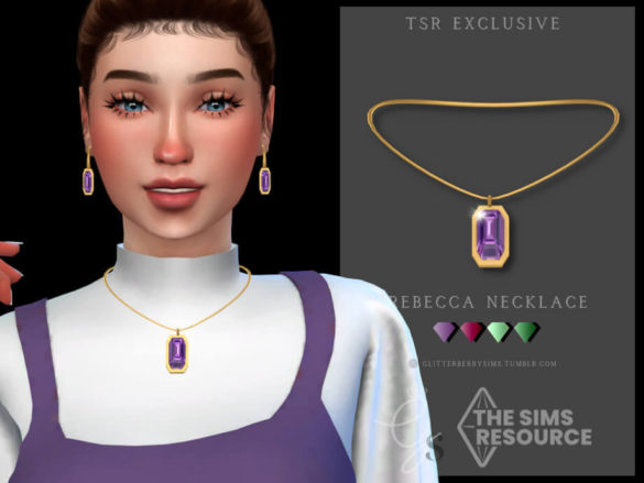 The Sims 4 Rebecca Necklace by Glitterberryfly