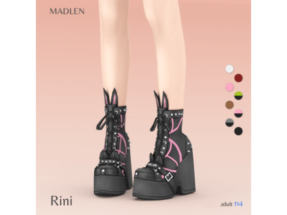 The Sims 4 Rini Boots by Madlen