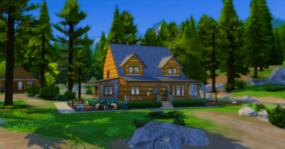 The Sims 4 Riverside Retreat (Furnished) – No CC