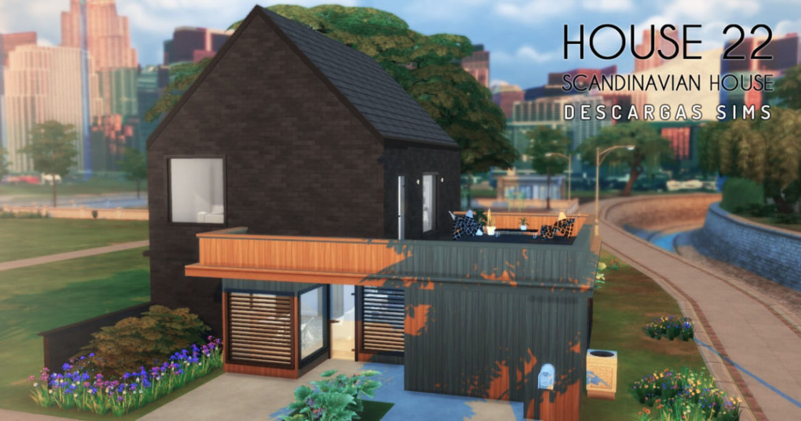 The Sims 4 Scandinavian House at Descargas Sims