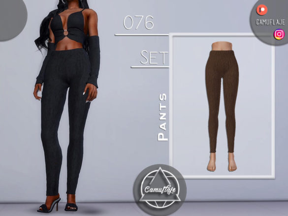 The Sims 4 SET 076 – Pants by Camuflaje TSR