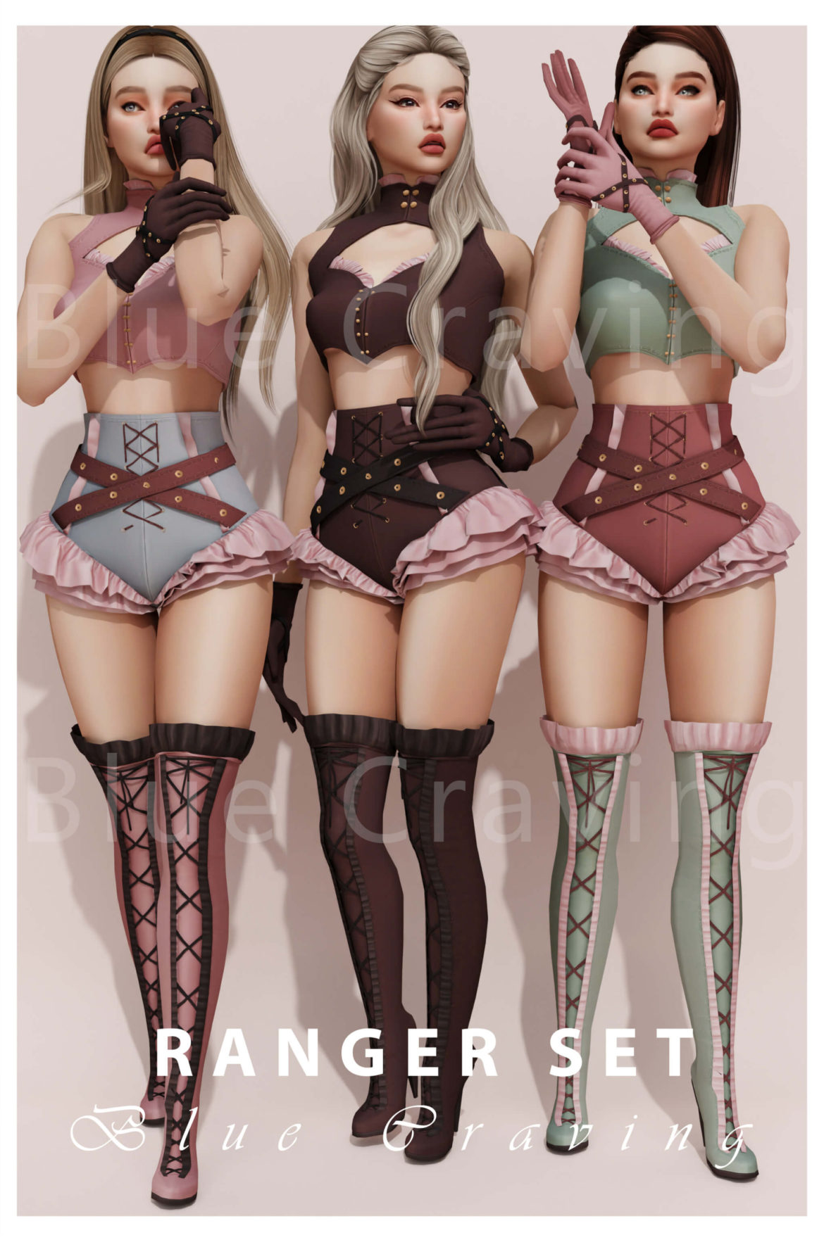 The Sims 4 sims 4 cc ranger set download