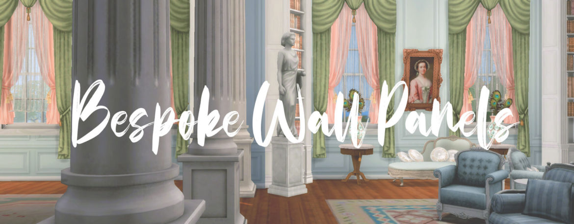 The Sims 4 ts4 cc bespoke wall panels single