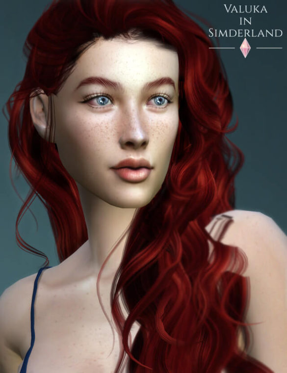 The Sims 4 Valuka Female Painted Skin N6