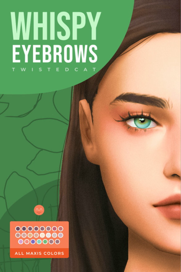 The Sims 4 whispy eyebrows