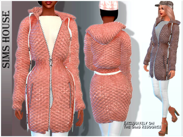 The Sims 4 Women’s hooded jacket TOP by Sims House