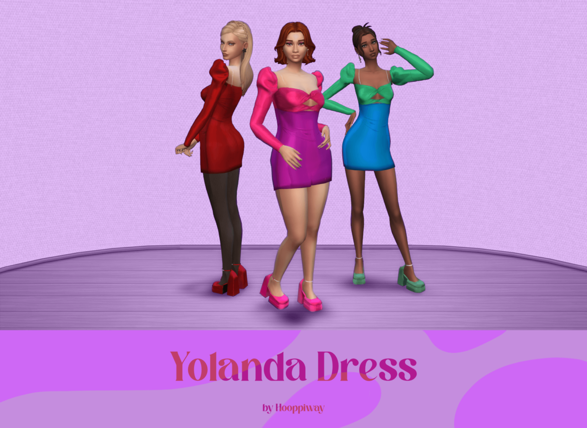 The Sims 4 yolanda dress