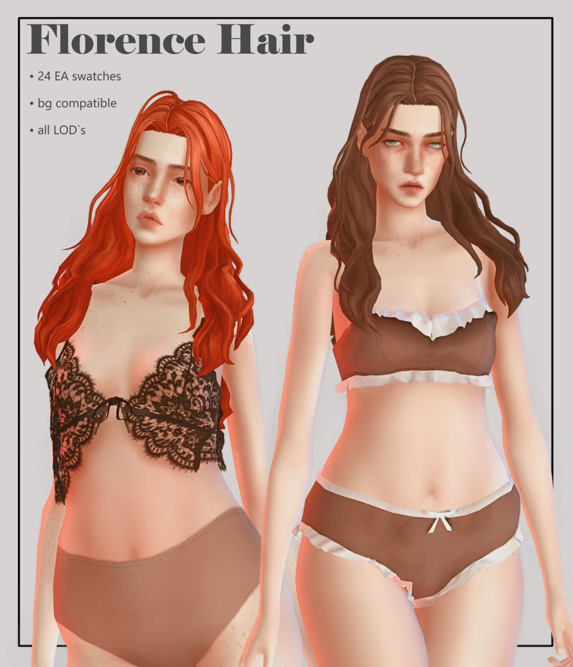 Florence Hair basegame compatible
