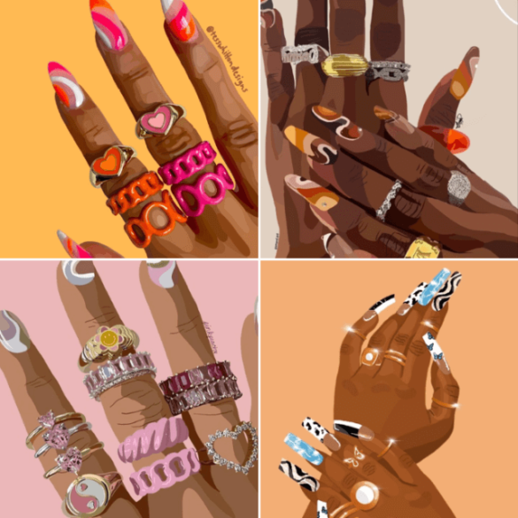 NAIL SHOP POSTERS