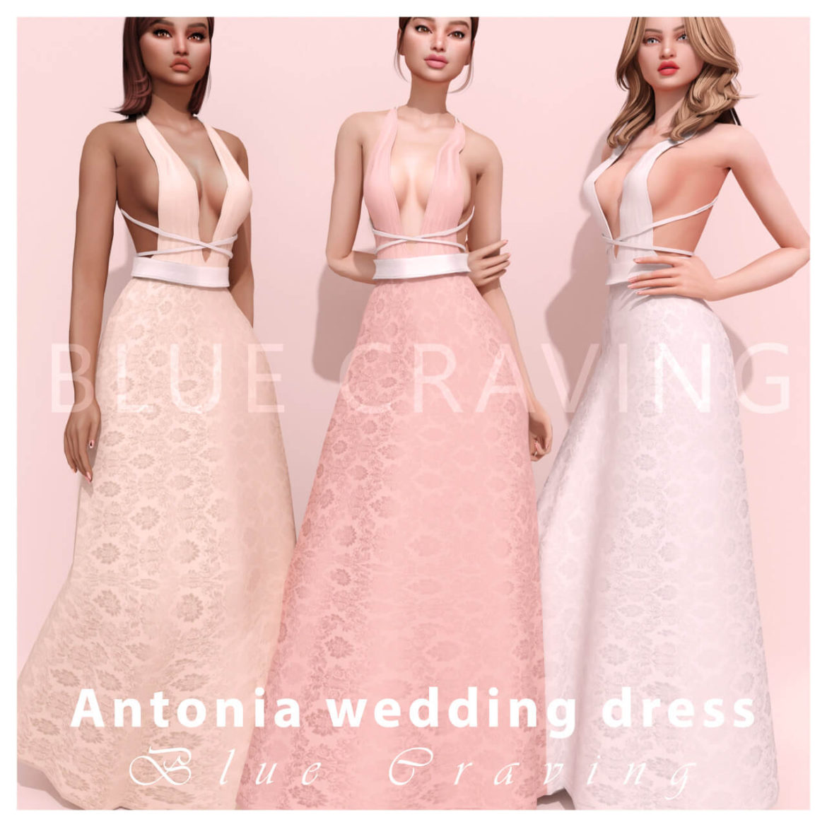 The Sims 4 ANTONIA DRESS at Blue Craving