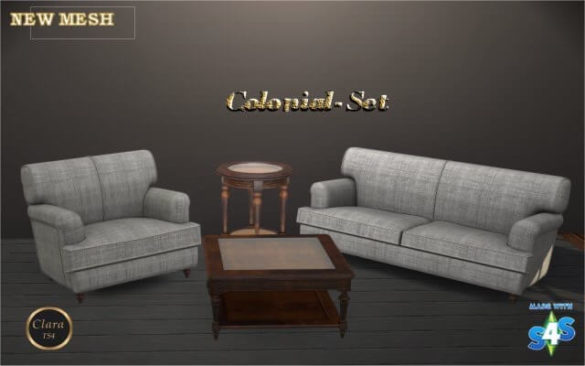 The Sims 4 Colonial-Set at All 4 Sims