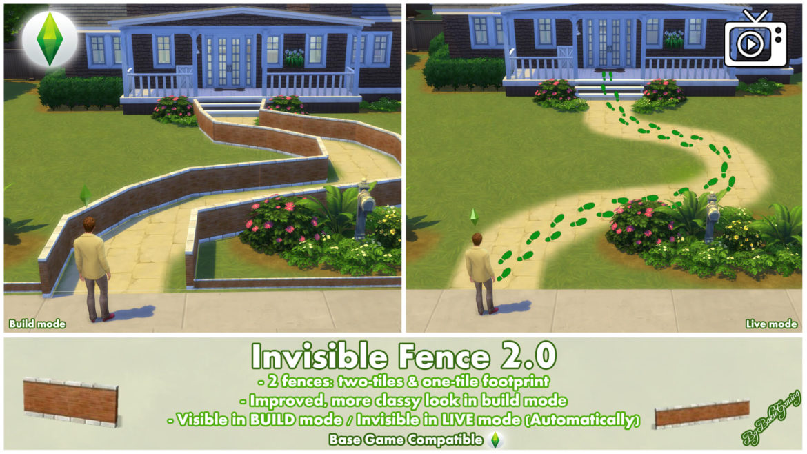 The Sims 4 Invisible Fence 2.0