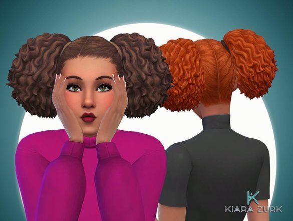 The Sims 4 Tracy Pigtails at My Stuff Origin