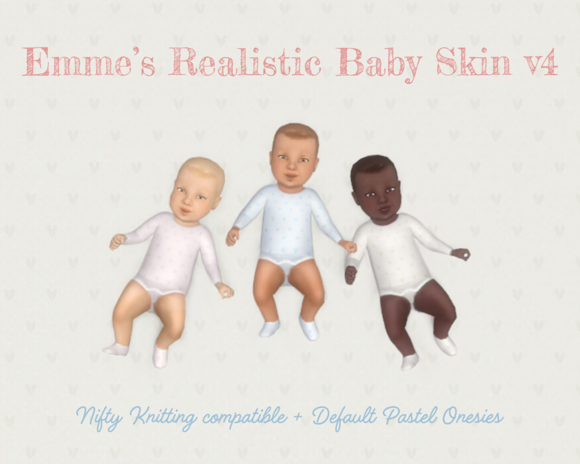 ts4 emmes realistic baby skin v4