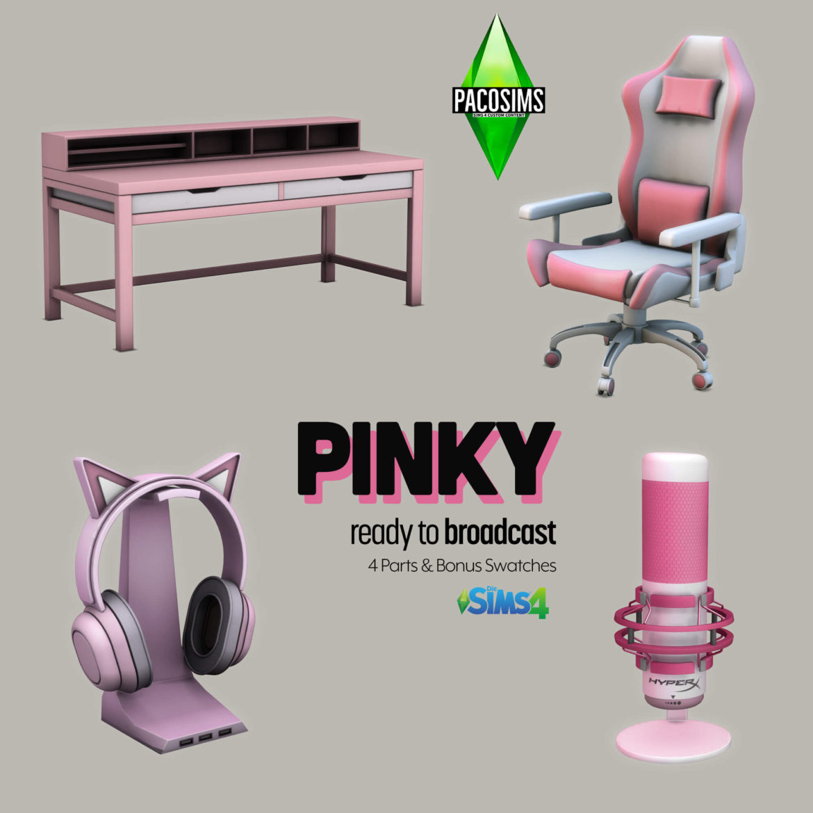 the pinky gamer set for you
