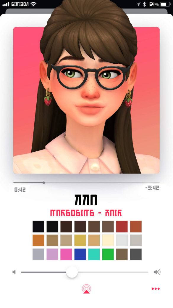 kka hair hello maxis match