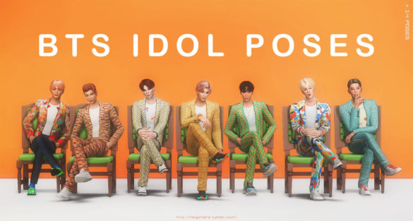 helgatisha ts4 bts idol poses pose pack