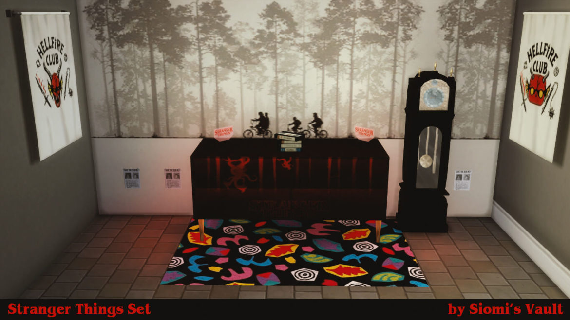 Stranger Things Set the sims 4