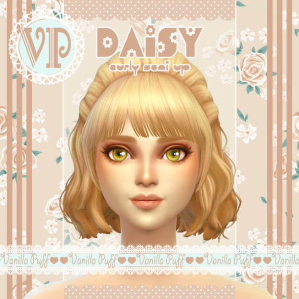 vanilla puff hair daisy