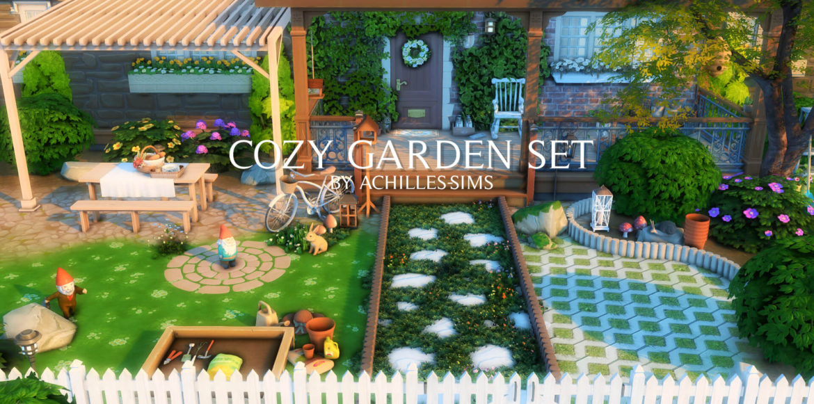 achilles sims ts4 cozy garden set