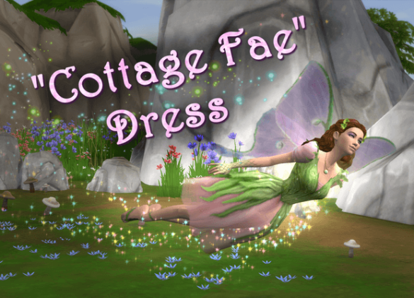 "Cottage Fae" Dress