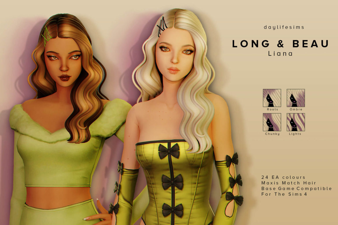 Liana long beautiful set