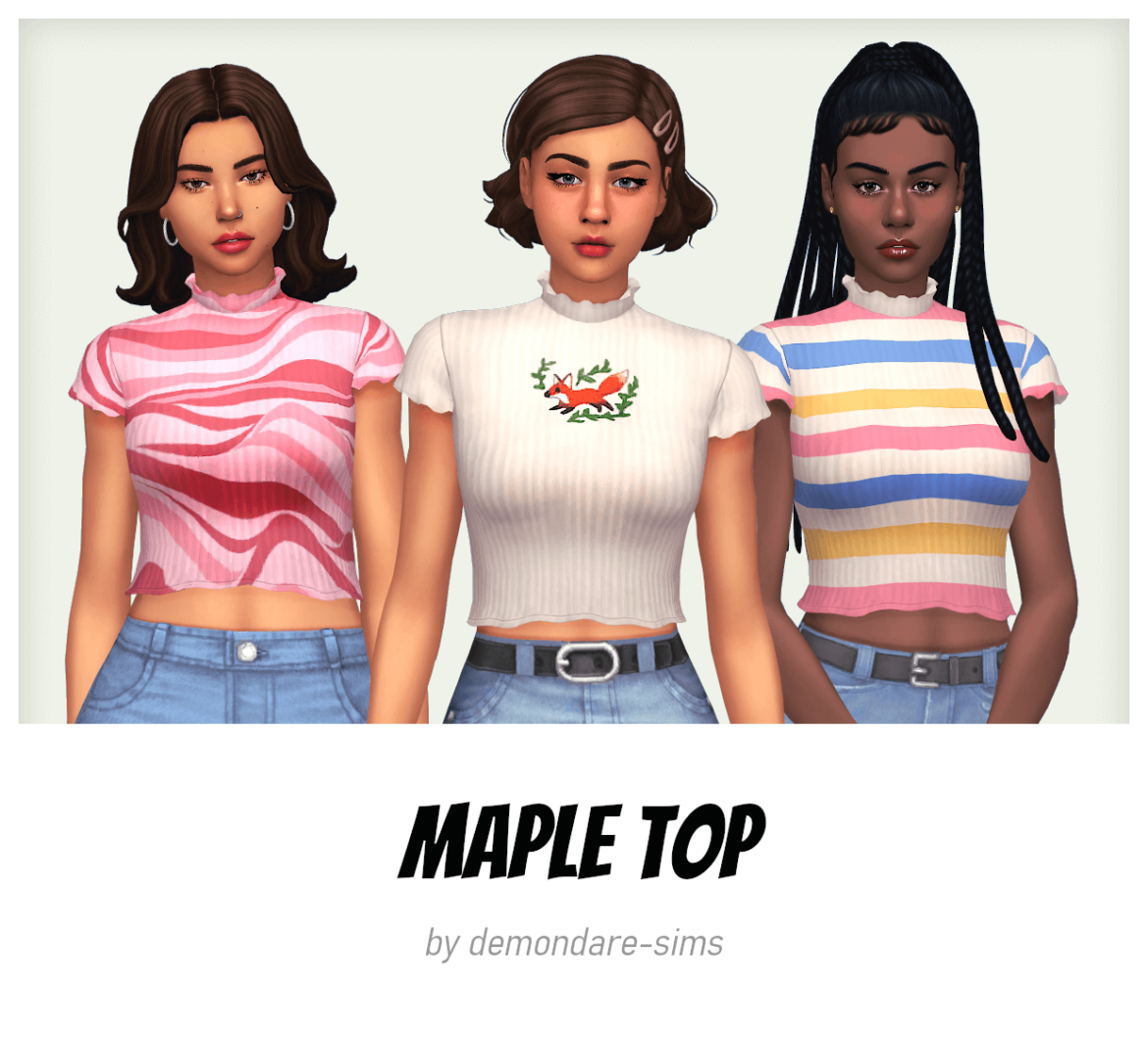 maple top t shirt
