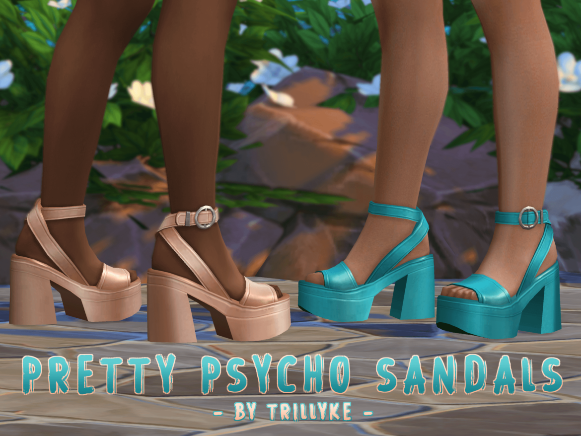pretty psycho sandals stylish chunky platform