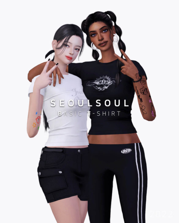 seoulsoul basic n1 t shirt