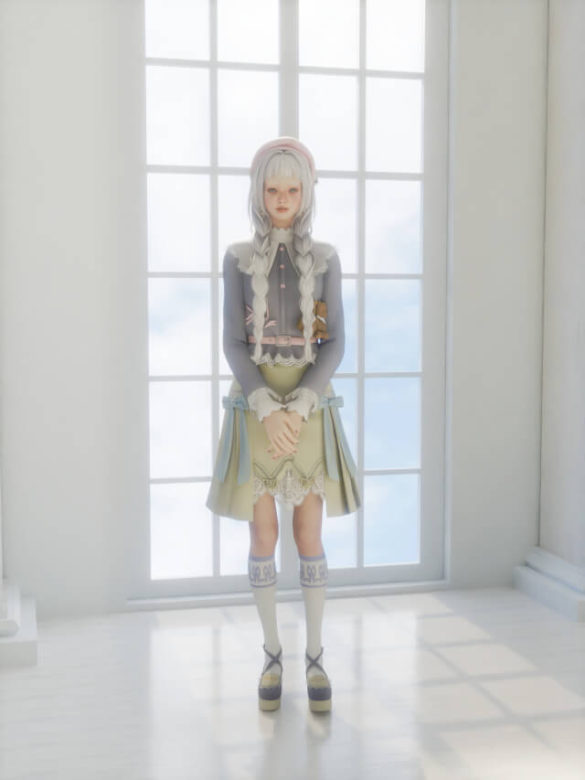 shining nikki little bear and memories set