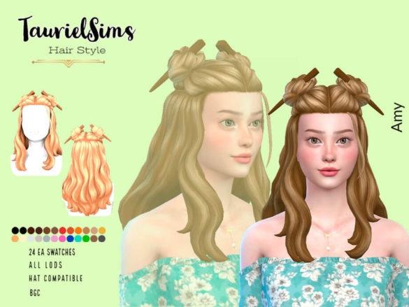 Amy-Hairstyle maxis match