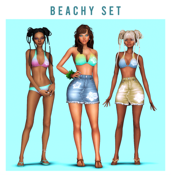 beachy set 8 cas items all bgc download