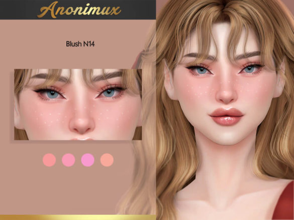 Blush N14 sims 4 makeup