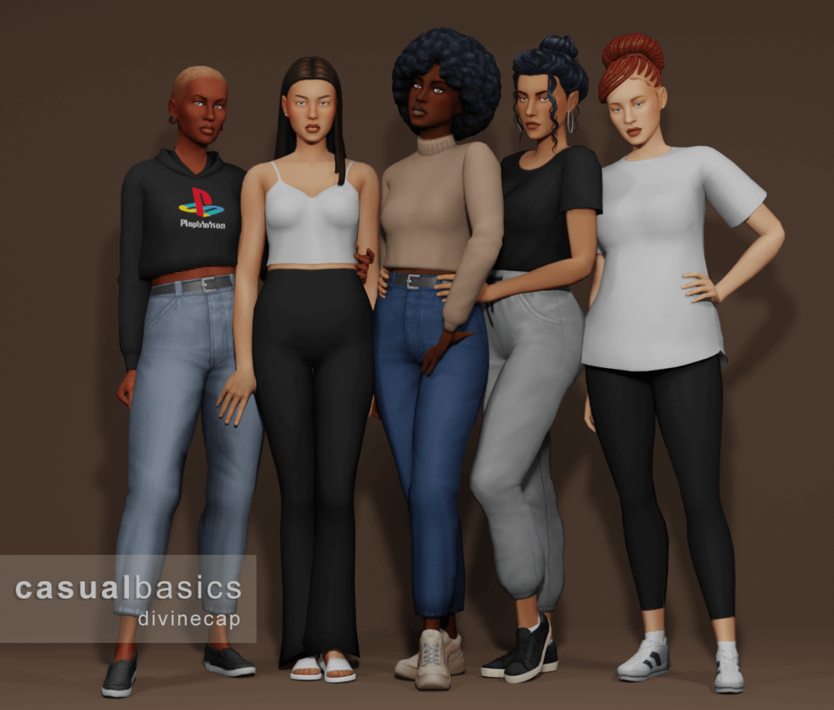 casual basics clothing pack
