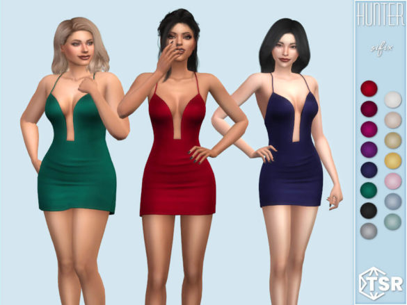 Hunter Dress the sims 4