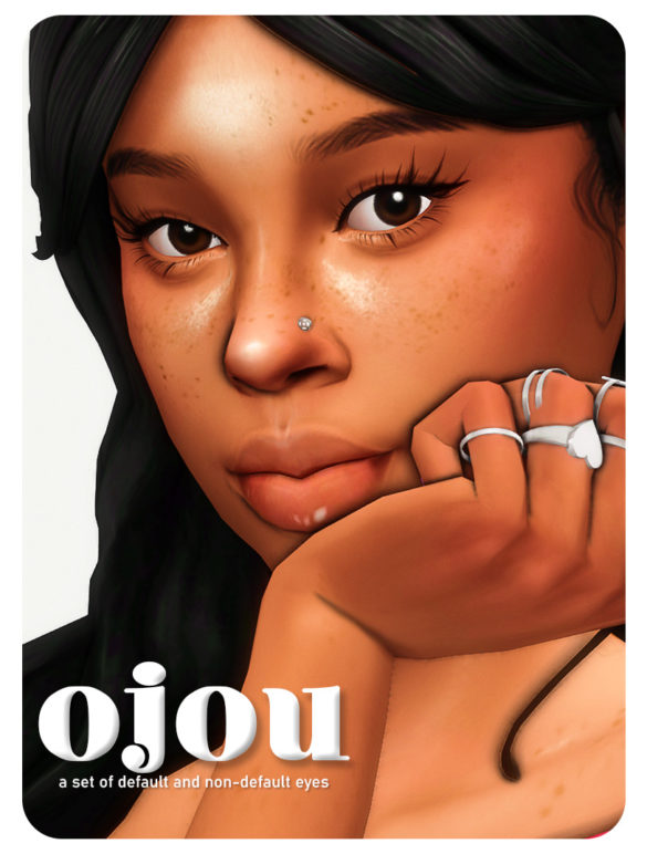 ojou a set of default and non-default eyes