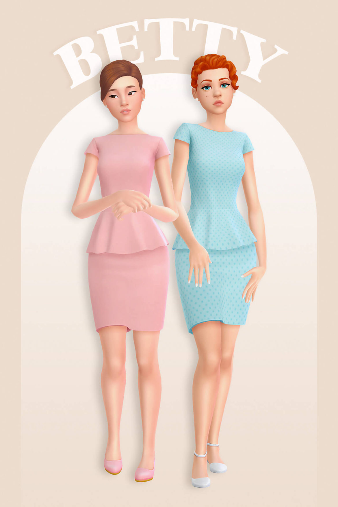 betty peplum dress