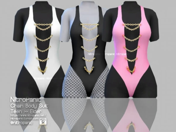 chain swimsuit