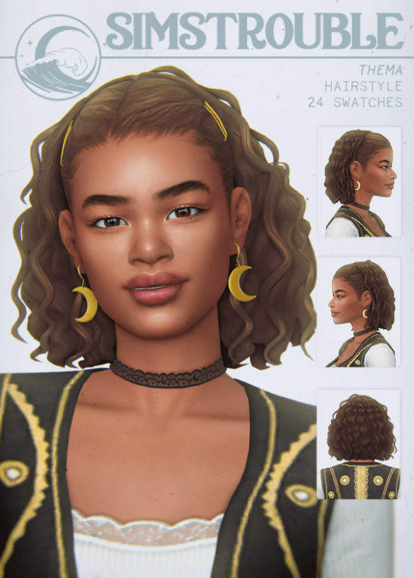 Thema Hair By Simstrouble - Micat Game