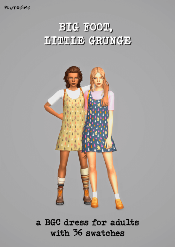 Big Foot, Little Grunge - A Dress for Adults