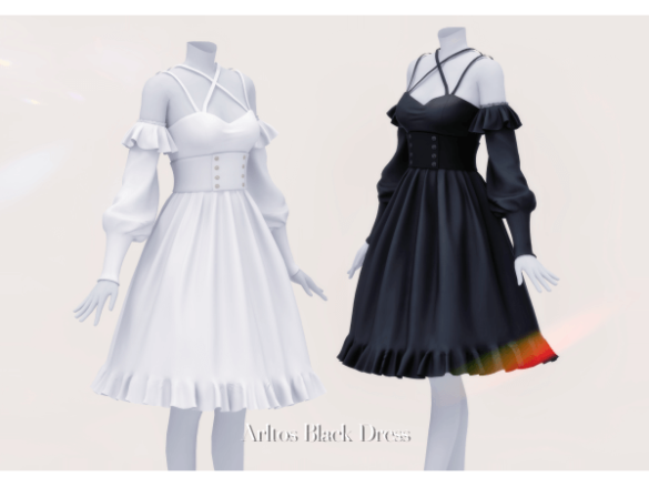 Black dress gothic