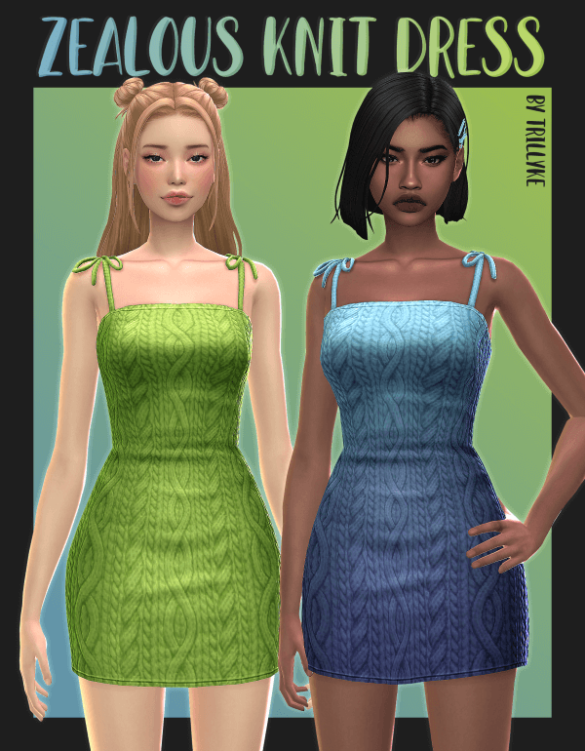 Zealous Knit Dress Trillyke