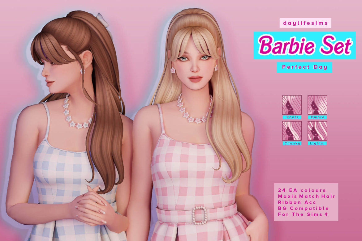 BARBIE HAIR SET - Perfect Day