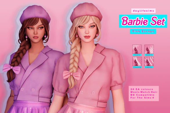 BARBIE HAIR SET - Pink Escape