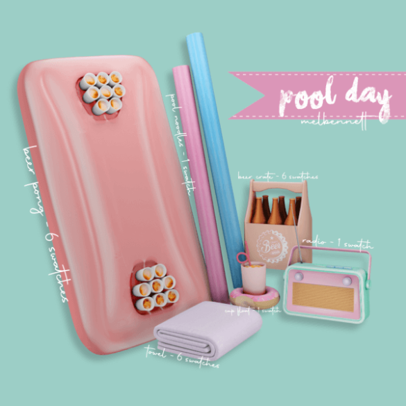Sims 4 Pool Day Collection